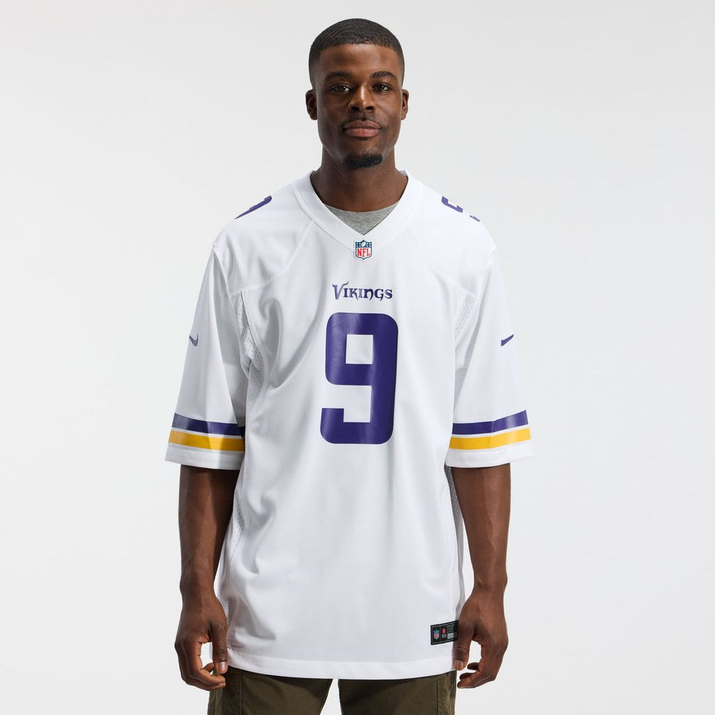 Minnesota Vikings J.J. McCarthy Nike White Game Jersey product image 2, provided for visual reference and product detail