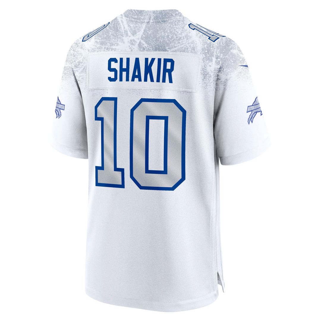 Buffalo Bills Khalil Shakir Nike White Rivalries Collection Game Jersey product image 3, provided for visual reference and