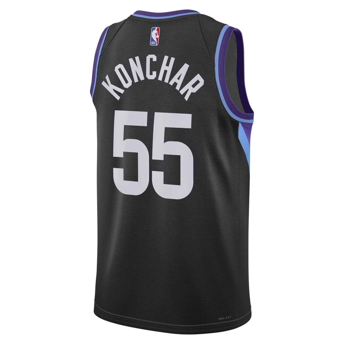 Utah Jazz Jordan Brand Statement Edition Swingman Jersey - Black - John Konchar - Unisex product image 4, provided for