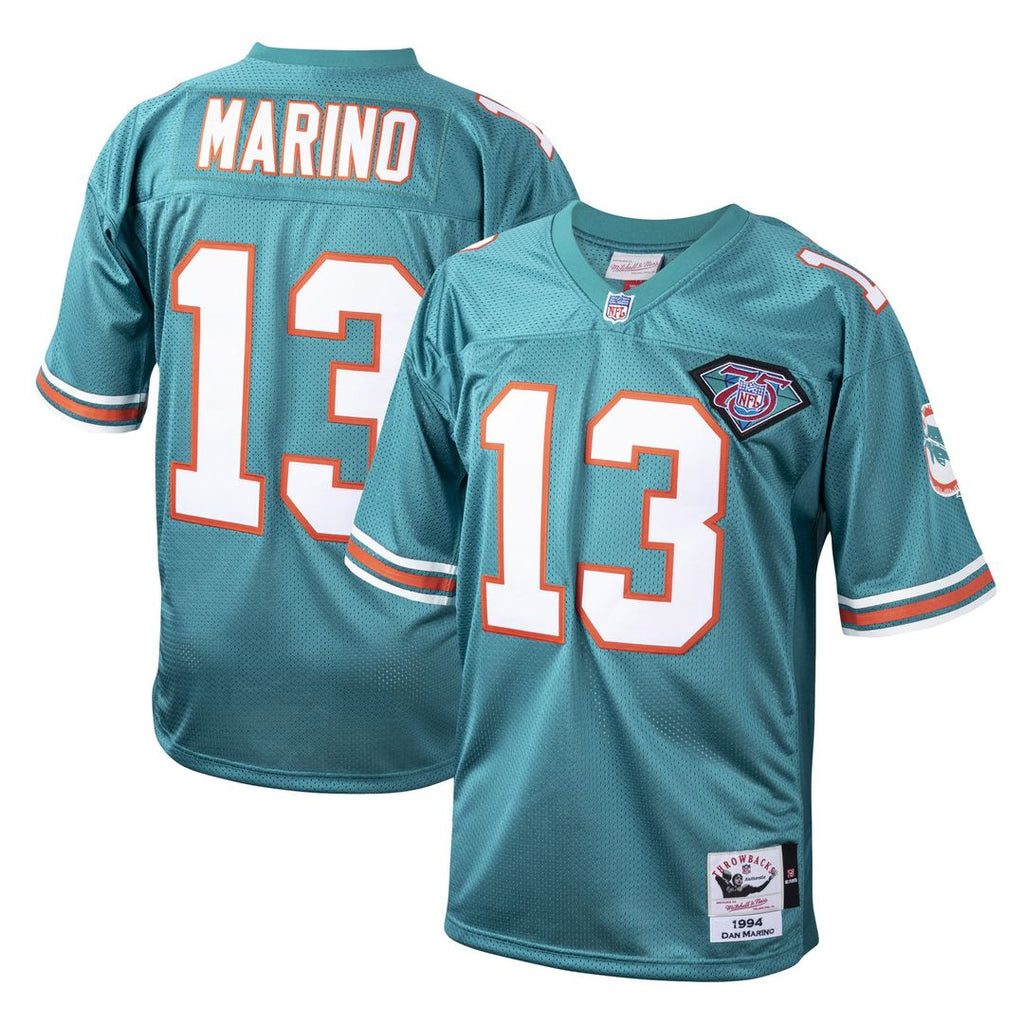 Miami Dolphins 1994 Dan Marino Mitchell & Ness Aqua Authentic Throwback Retired Player Jersey product image 1, provided for