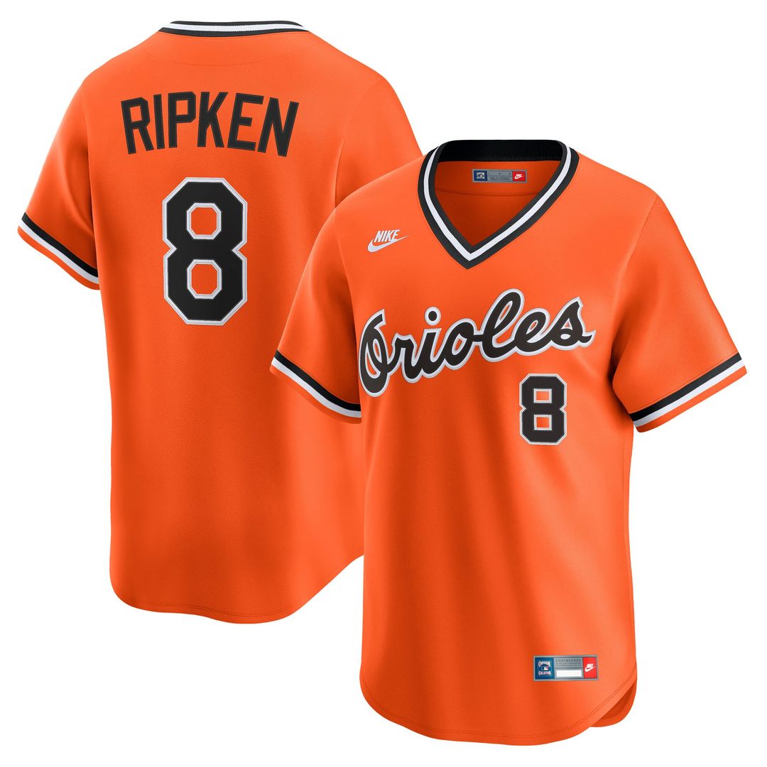 Baltimore Orioles Cal Ripken Sr. Nike Orange Throwback Cooperstown Collection Limited Jersey product image 1, provided for