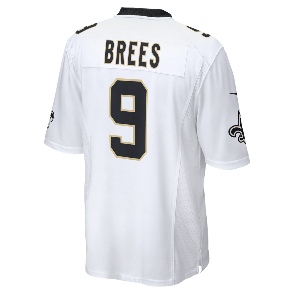 New Orleans Saints Drew Brees Nike Black Team Game Jersey product image 13, provided for visual reference and product detail