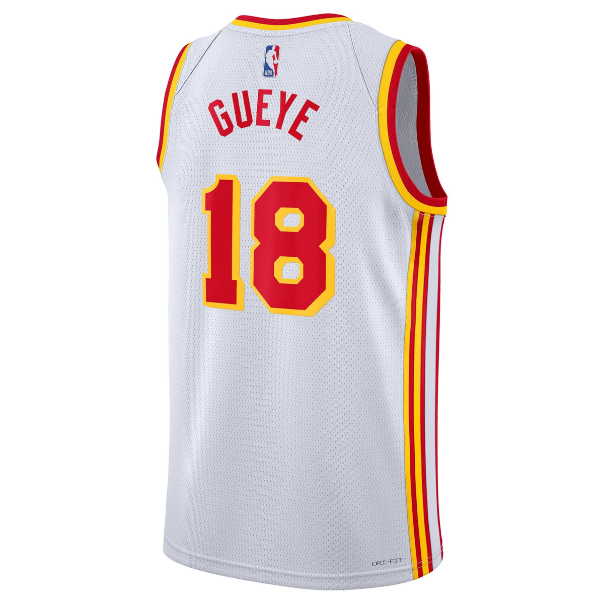 Atlanta Hawks Nike Association Edition Swingman Jersey - White - Mouhamed Gueye - Unisex product image 4, provided for
