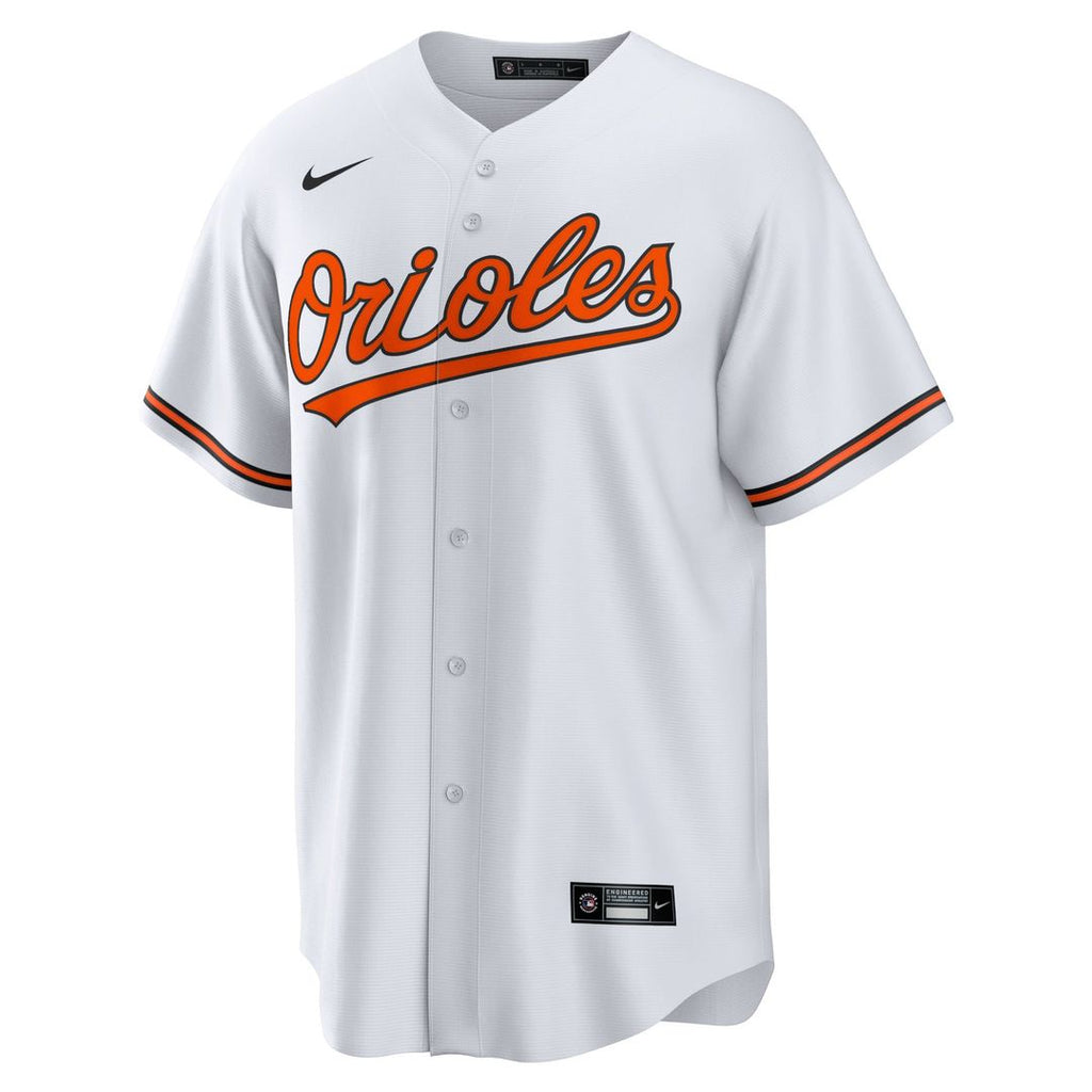 Baltimore Orioles Felix Bautista Nike White Replica Player Jersey product image 2, provided for visual reference and product