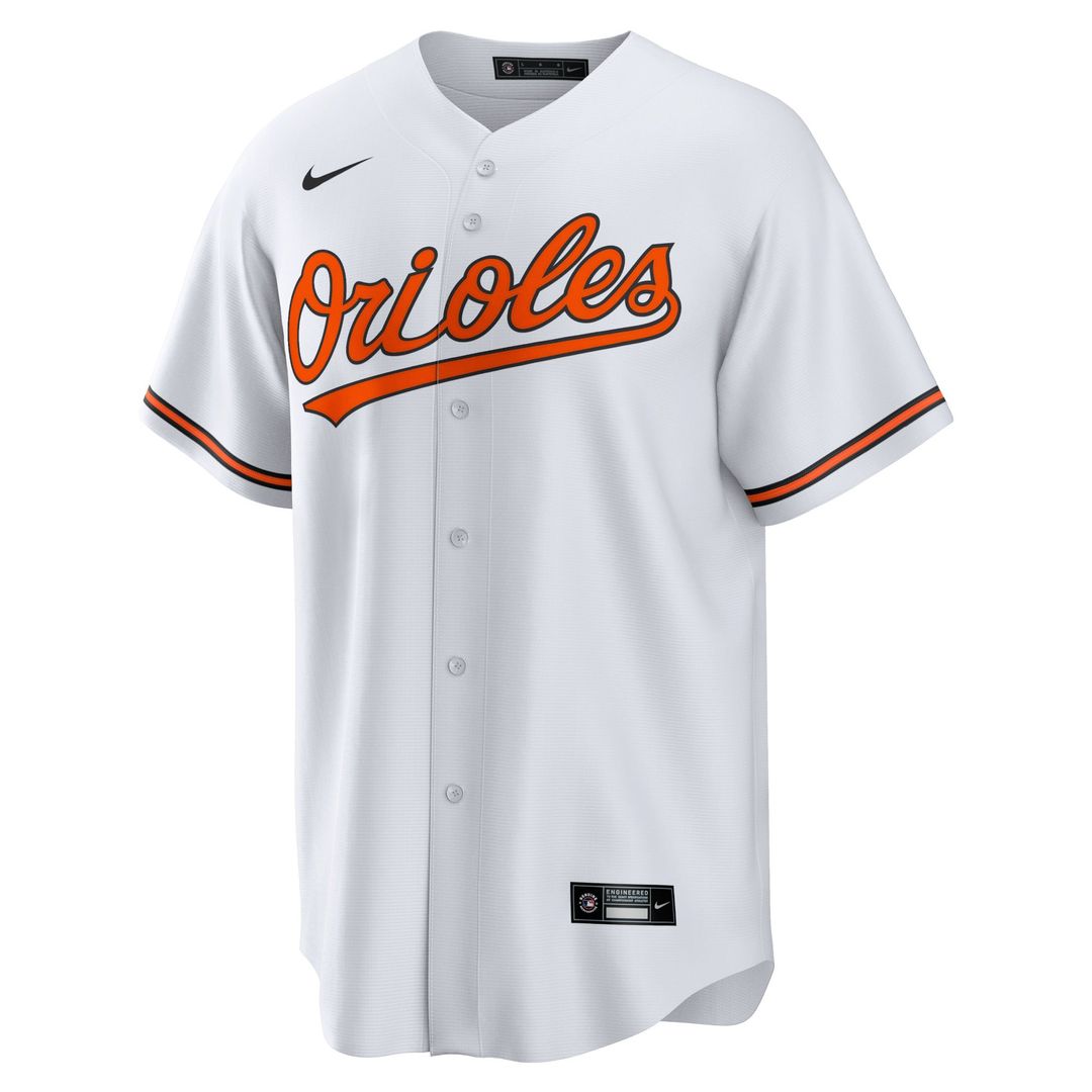 Baltimore Orioles Felix Bautista Nike White Replica Player Jersey product image 2, provided for visual reference and product