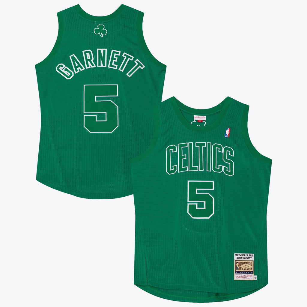 Boston Celtics Mitchell & Ness Kevin Garnett 2012 Christmas Day Authentic Jersey - Kelly Green product image 1, provided for