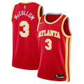 Atlanta Hawks Nike Icon Edition Swingman Jersey - Red - CJ McCollum - Unisex product image 1, provided for visual reference