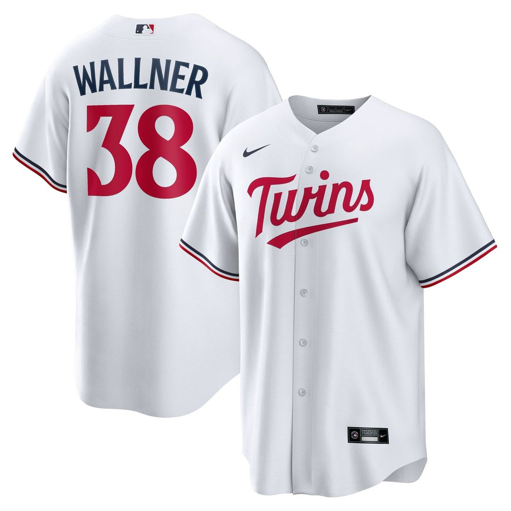 Minnesota Twins Matt Wallner Nike White Home Replica Jersey product image 1, provided for visual reference and product
