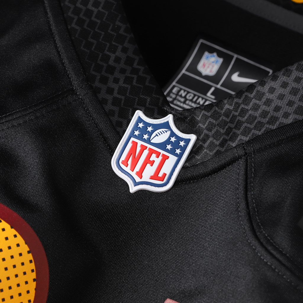 Washington Commanders Jayden Daniels Nike Black Alternate Game Player Jersey product image 4, provided for visual reference