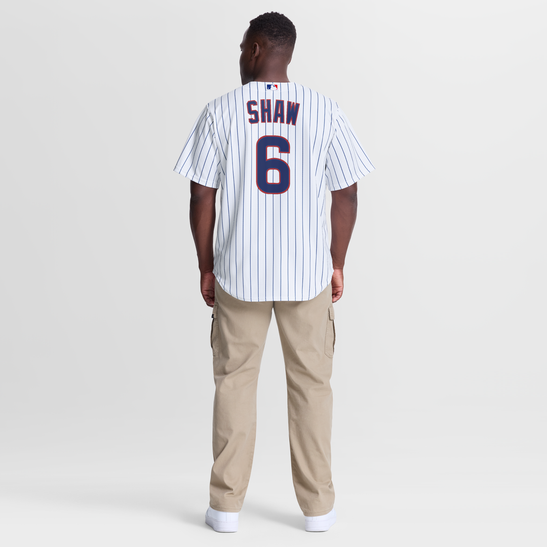 Chicago Cubs Matt Shaw Nike White Home Replica Jersey product image 5, provided for visual reference and product detail