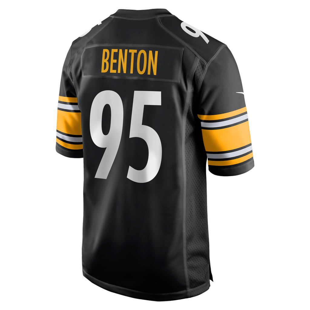 Pittsburgh Steelers Keeanu Benton Nike Black Team Game Jersey product image 3, provided for visual reference and product