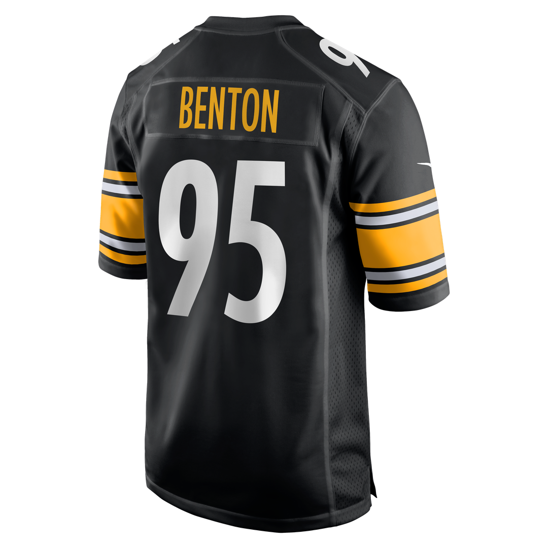 Pittsburgh Steelers Keeanu Benton Nike Black Team Game Jersey product image 3, provided for visual reference and product