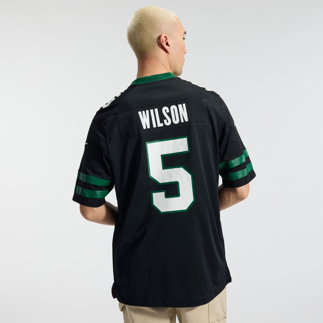 New York Jets Garrett Wilson Nike Legacy Green Game Jersey product image 36, provided for visual reference and product