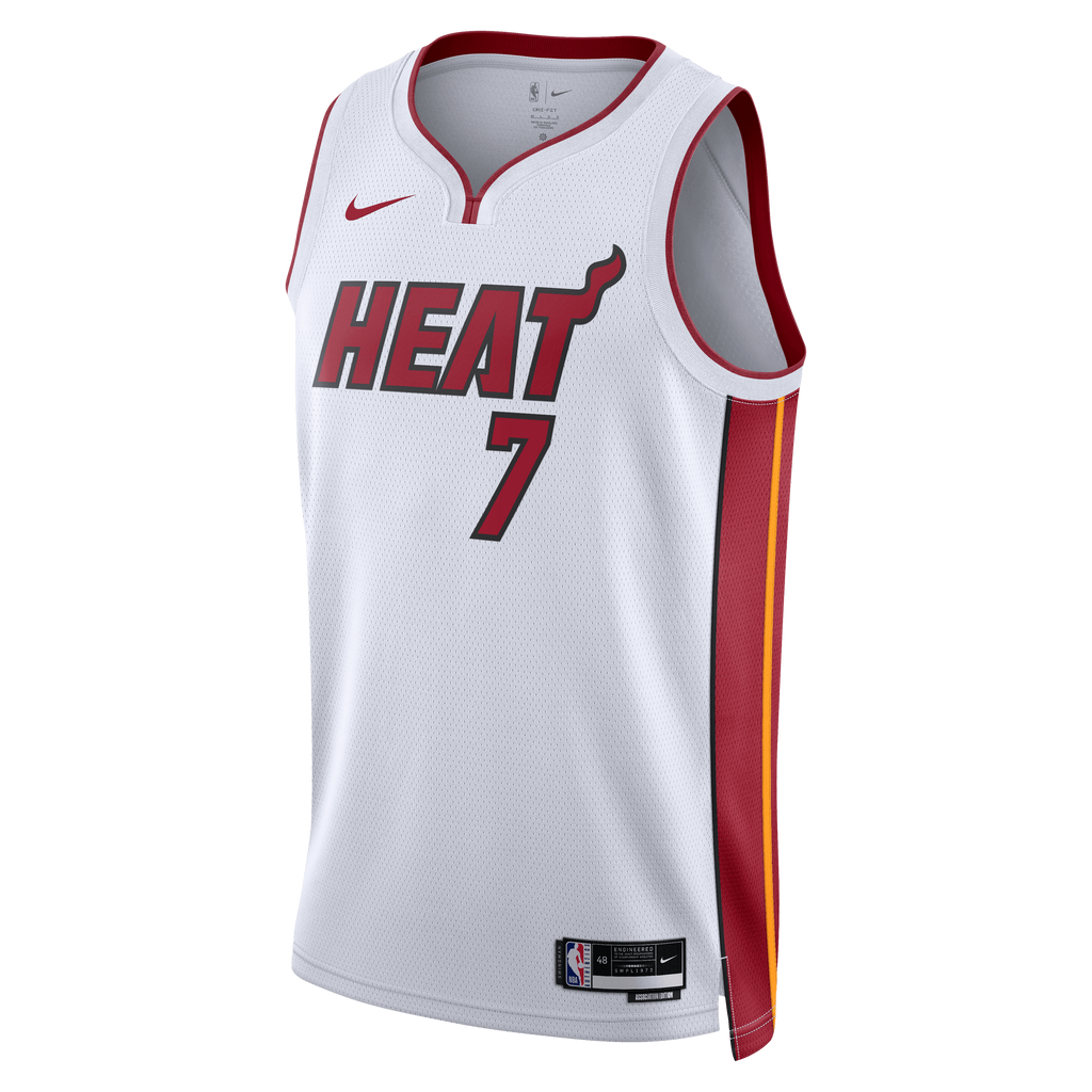 Miami Heat Nike Association Edition Swingman Jersey - White - Giannis Antetokounmpo - Unisex product image 3, provided for