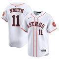 Houston Astros Cam Smith #11 Nike White Home Limited Player Jersey product image 1, provided for visual reference and
