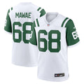 New York Jets Kevin Mawae Nike White Retired Player Alternate Game Jersey product image 1, provided for visual reference and
