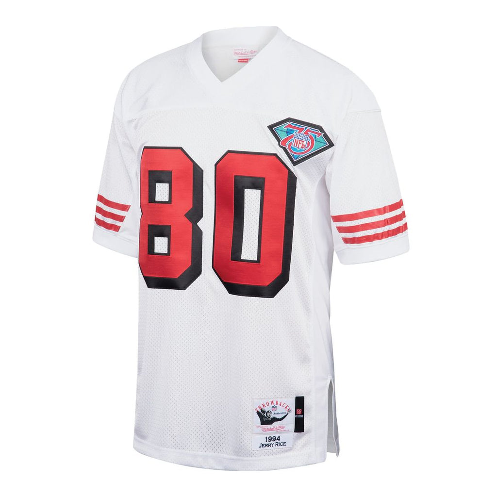 San Francisco 49ers 1994 Jerry Rice Mitchell & Ness Scarlet Authentic Throwback Retired Player Jersey product image 8,