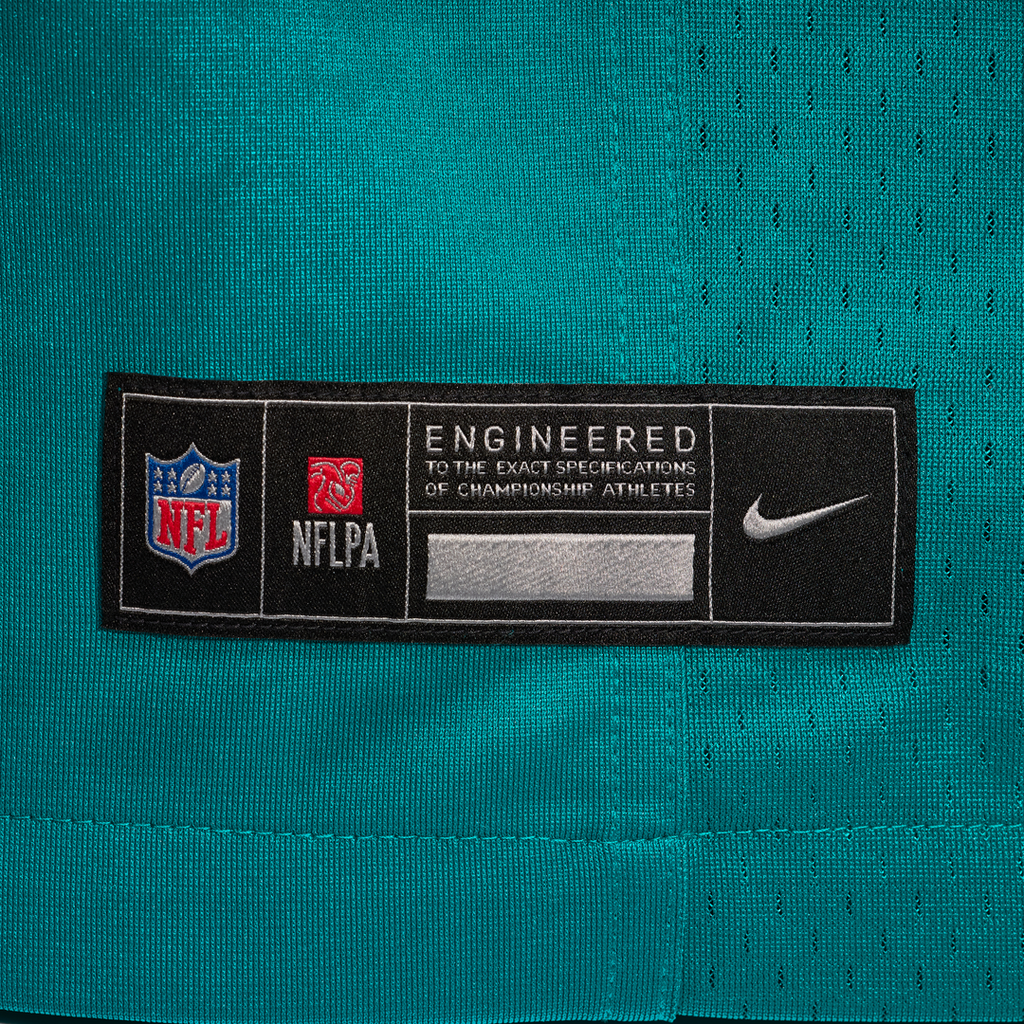 Miami Dolphins Jacob Rodriguez Nike Aqua Alternate Game Jersey product image 12, provided for visual reference and product