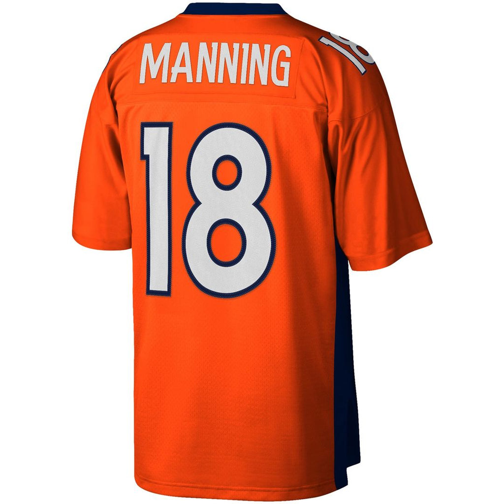 Denver Broncos Peyton Manning Mitchell & Ness Orange Big & Tall 2015 Retired Player Replica Jersey product image 3, provided
