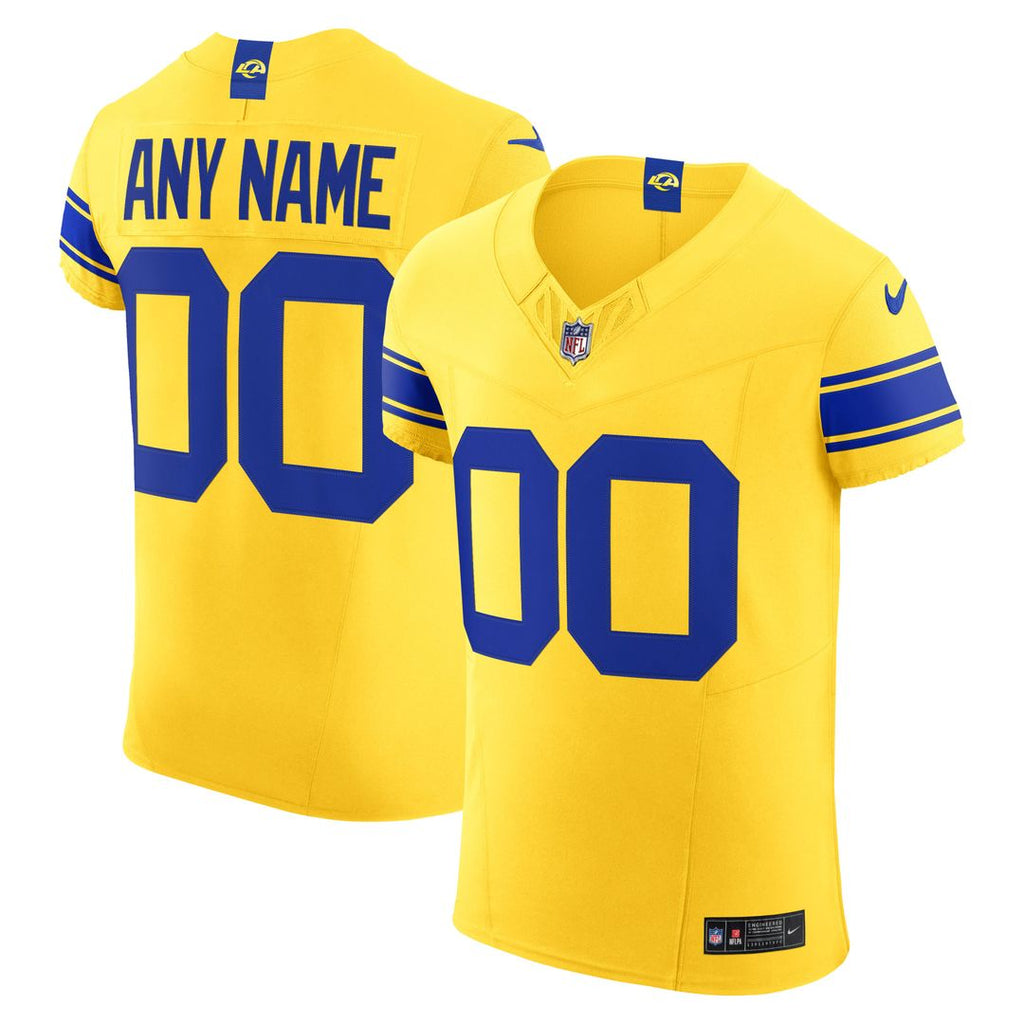 Los Angeles Rams Nike Classic Sol Vapor F.U.S.E. Elite Custom Jersey product image 1, provided for visual reference and
