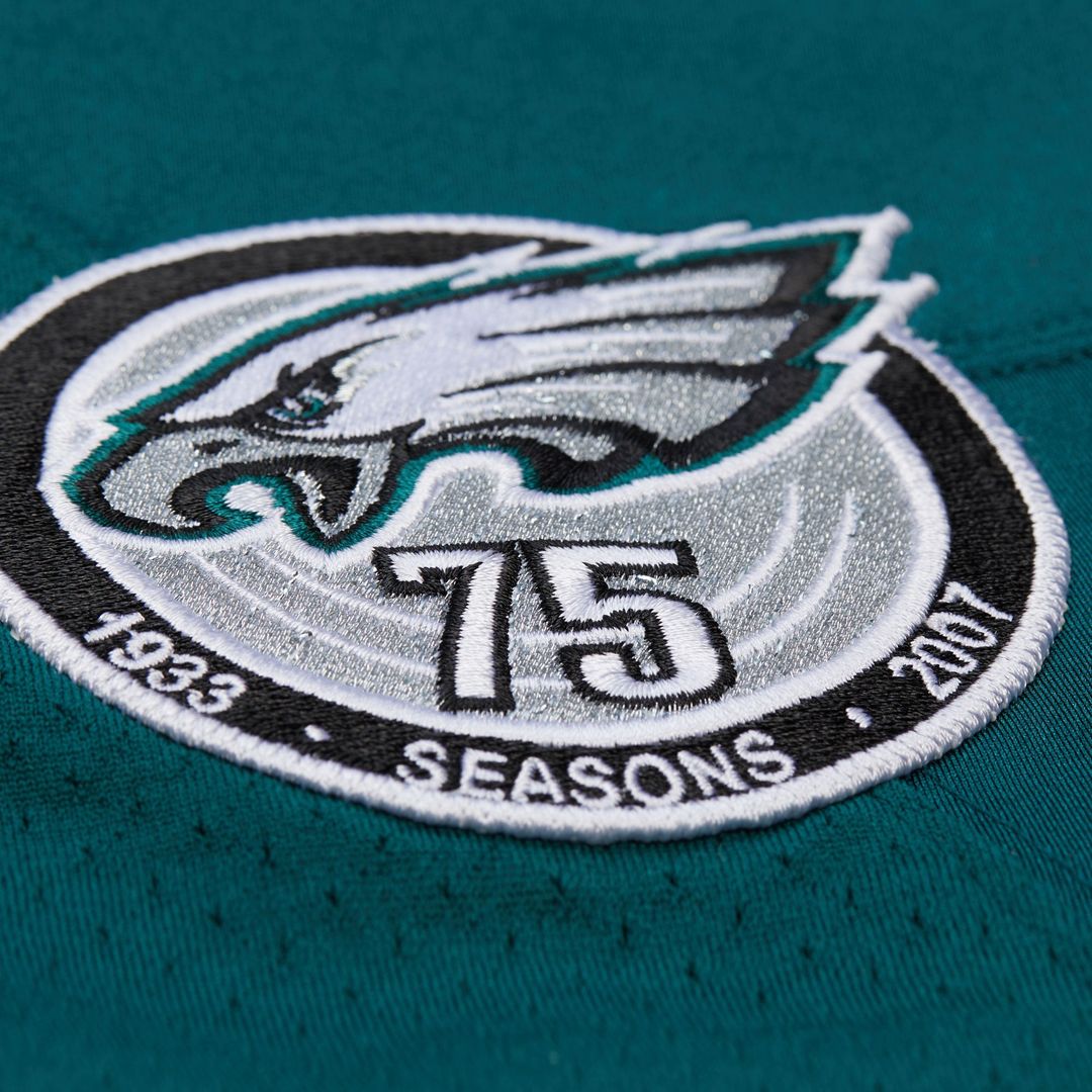Philadelphia Eagles Brian Dawkins Mitchell & Ness Green 2007 Authentic Throwback Retired Player Jersey product image 14,
