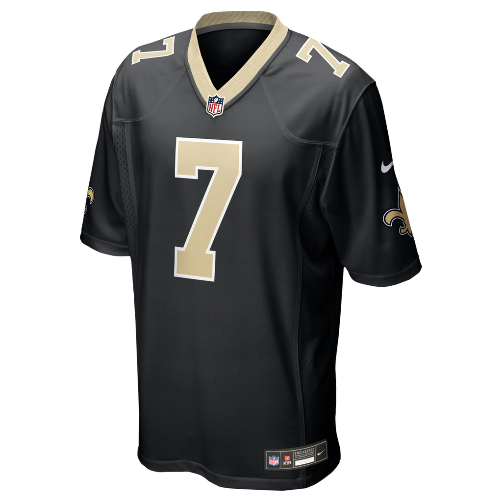 New Orleans Saints Morten Andersen Nike Black Game Retired Player Jersey product image 2, provided for visual reference and