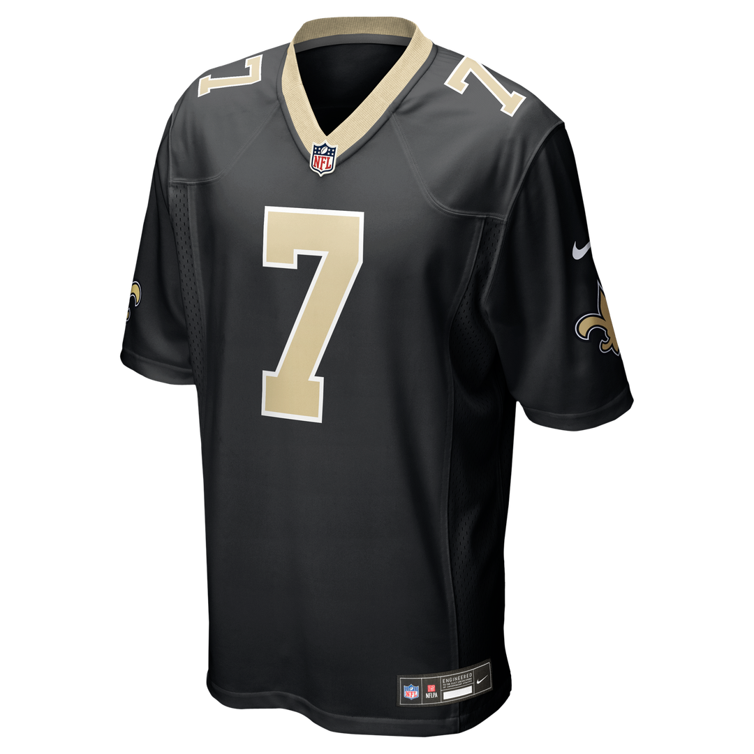 New Orleans Saints Morten Andersen Nike Black Game Retired Player Jersey product image 2, provided for visual reference and