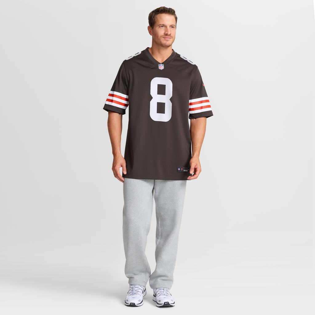 Cleveland Browns Jared Verse Nike Brown Nike Game Jersey product image 4, provided for visual reference and product detail