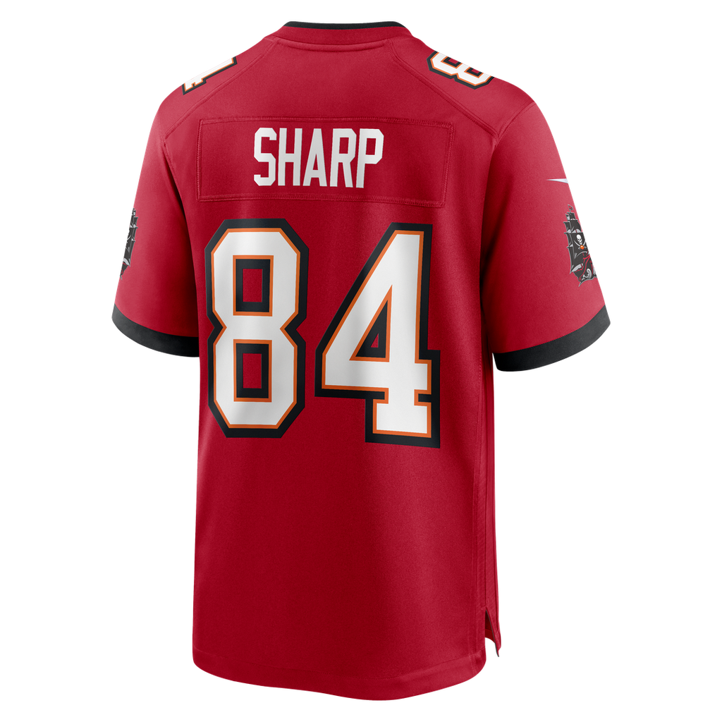 Tampa Bay Buccaneers Bauer Sharp Nike Red Team Game Jersey product image 5, provided for visual reference and product detail