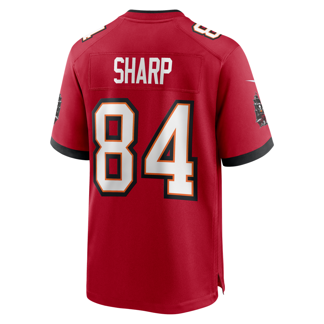 Tampa Bay Buccaneers Bauer Sharp Nike Red Team Game Jersey product image 5, provided for visual reference and product detail