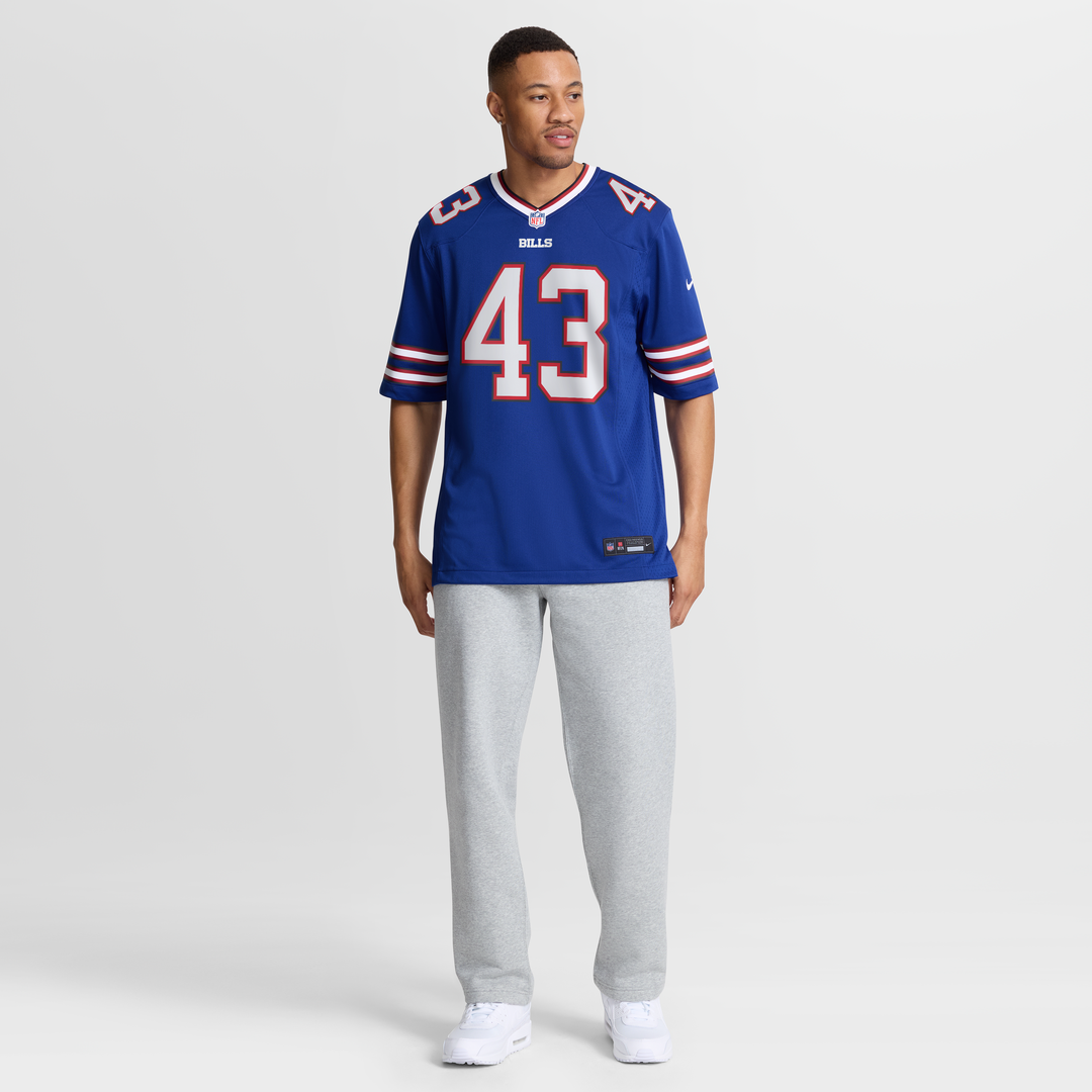 Buffalo Bills Dorian Strong Nike Royal Team Game Jersey product image 7, provided for visual reference and product detail