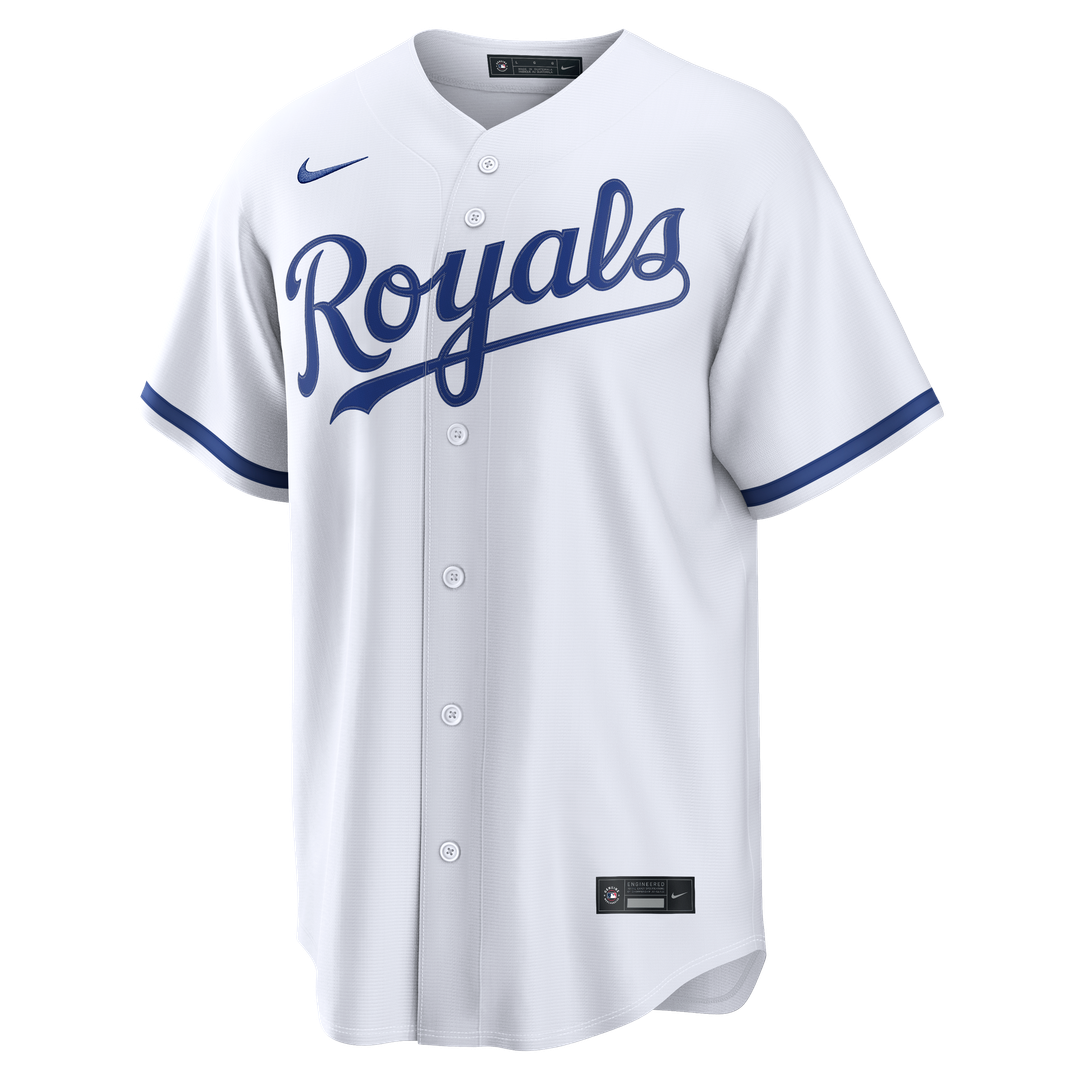 Kansas City Royals Bobby Witt Jr. Nike White Home Replica Jersey product image 2, provided for visual reference and product
