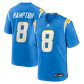 Los Angeles Chargers Omarion Hampton Nike Powder Blue Team Game Jersey product image 1, provided for visual reference and
