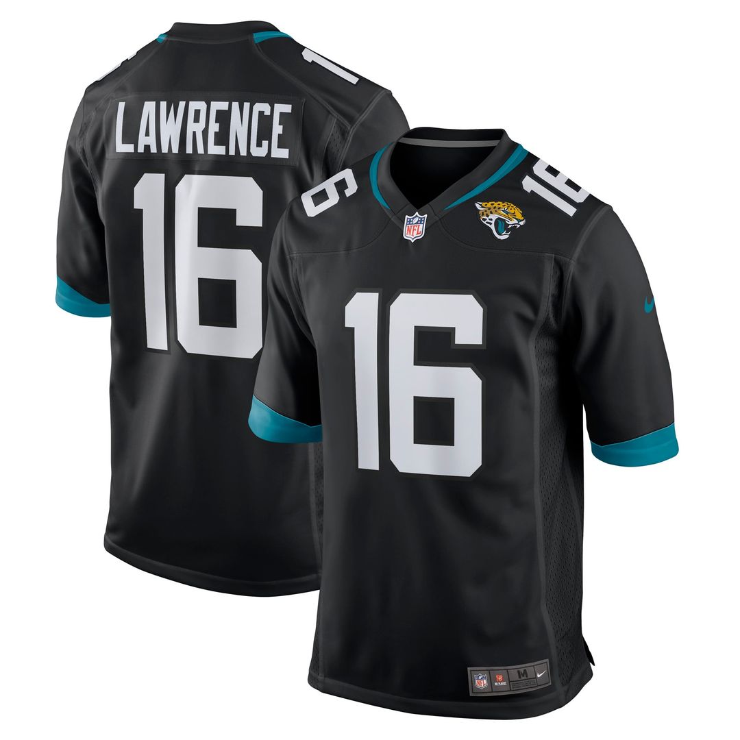 Jacksonville Jaguars Trevor Lawrence Nike White Game Jersey product image 7, provided for visual reference and product