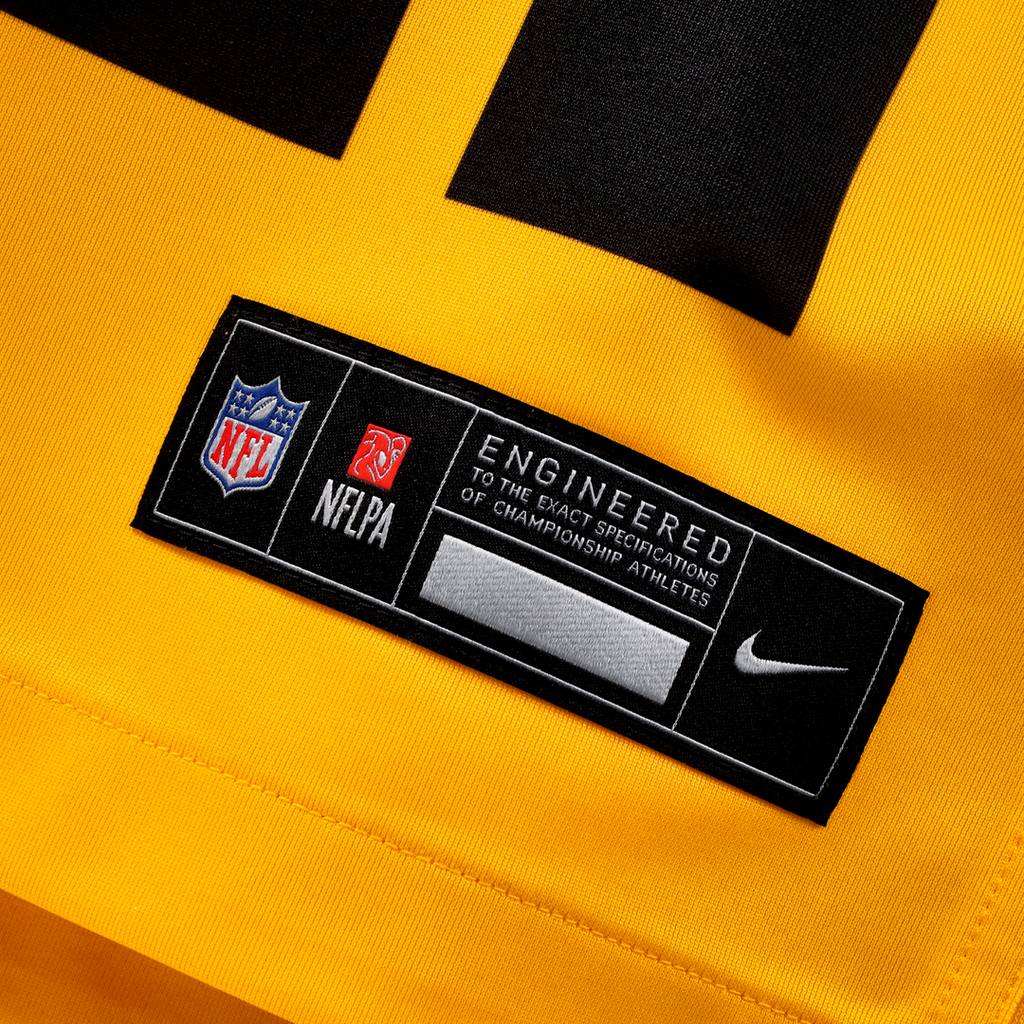 Pittsburgh Steelers T.J. Watt Nike Gold Alternate 1933 Throwback Game Jersey product image 9, provided for visual reference