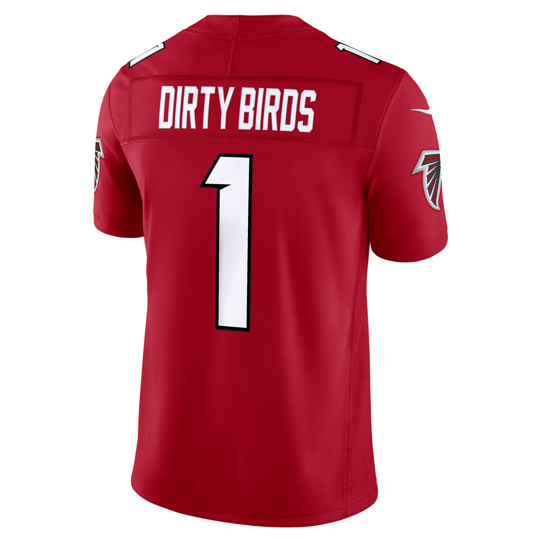 Atlanta Falcons Dirty Birds Nike Red Team Vapor F.U.S.E. Stitched Limited Jersey product image 3, provided for visual