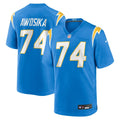 Los Angeles Chargers Kayode Awosika Nike Powder Blue Team Game Jersey product image 1, provided for visual reference and