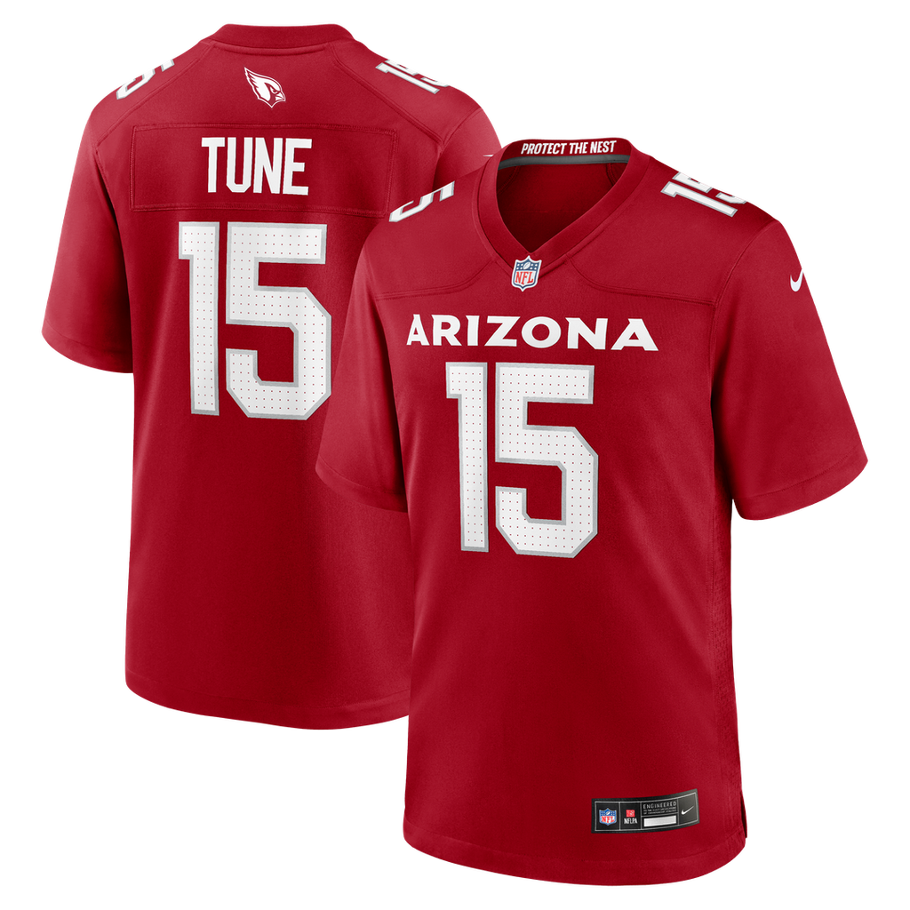 Arizona Cardinals Clayton Tune Nike Cardinal Game Jersey product image 1, provided for visual reference and product detail