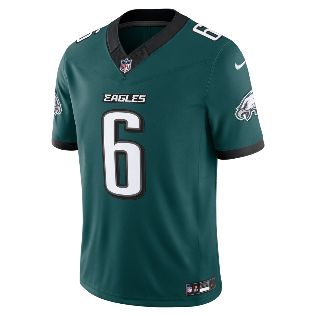 Philadelphia Eagles DeVonta Smith Nike Kelly Green Alternate Vapor F.U.S.E. Stitched Limited Jersey product image 11,