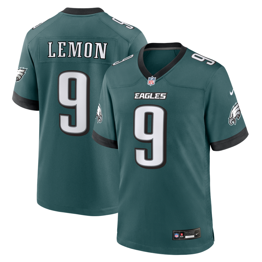Philadelphia Eagles Makai Lemon Nike Green Team Game Jersey product image 1, provided for visual reference and product
