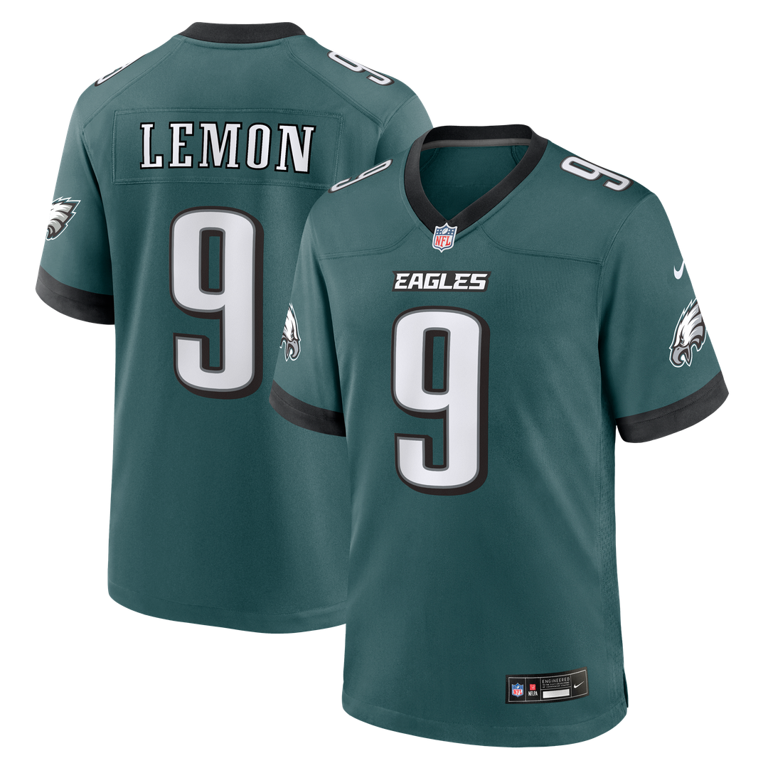 Philadelphia Eagles Makai Lemon Nike Green Team Game Jersey product image 1, provided for visual reference and product