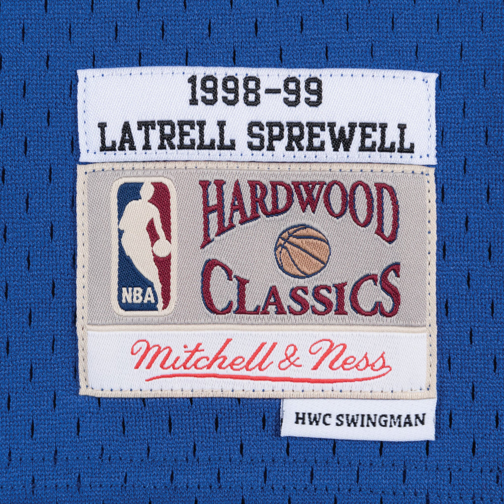 New York Knicks Mitchell & Ness Swingman Jersey Road Latrell Sprewell 1998-99 product image 4, provided for visual reference