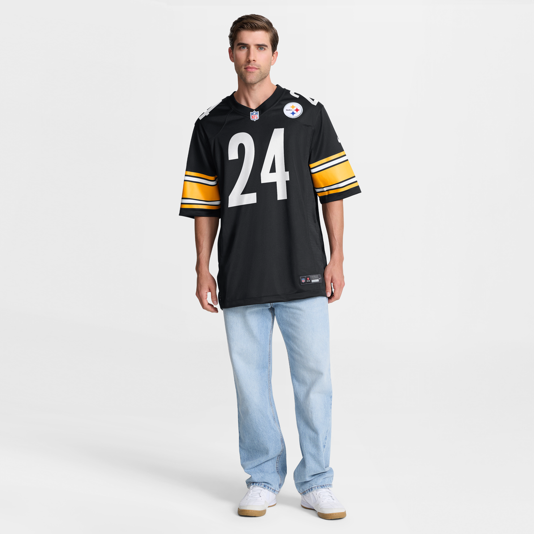 Pittsburgh Steelers Joey Porter Jr. Nike Gold Alternate 1933 Throwback Game Jersey product image 13, provided for visual