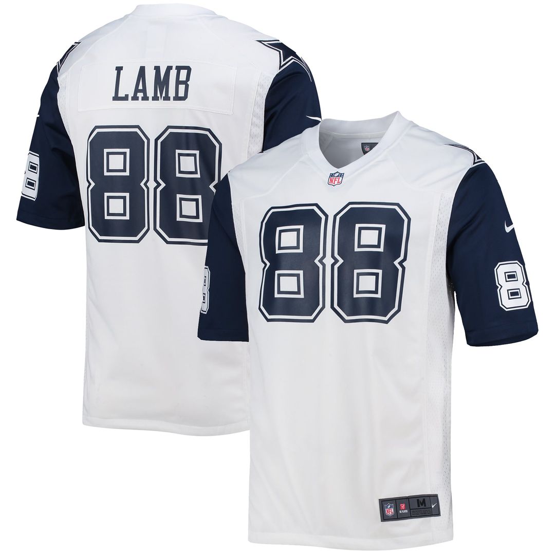 Dallas Cowboys CeeDee Lamb Nike Navy Alternate Game Team Jersey product image 13, provided for visual reference and product