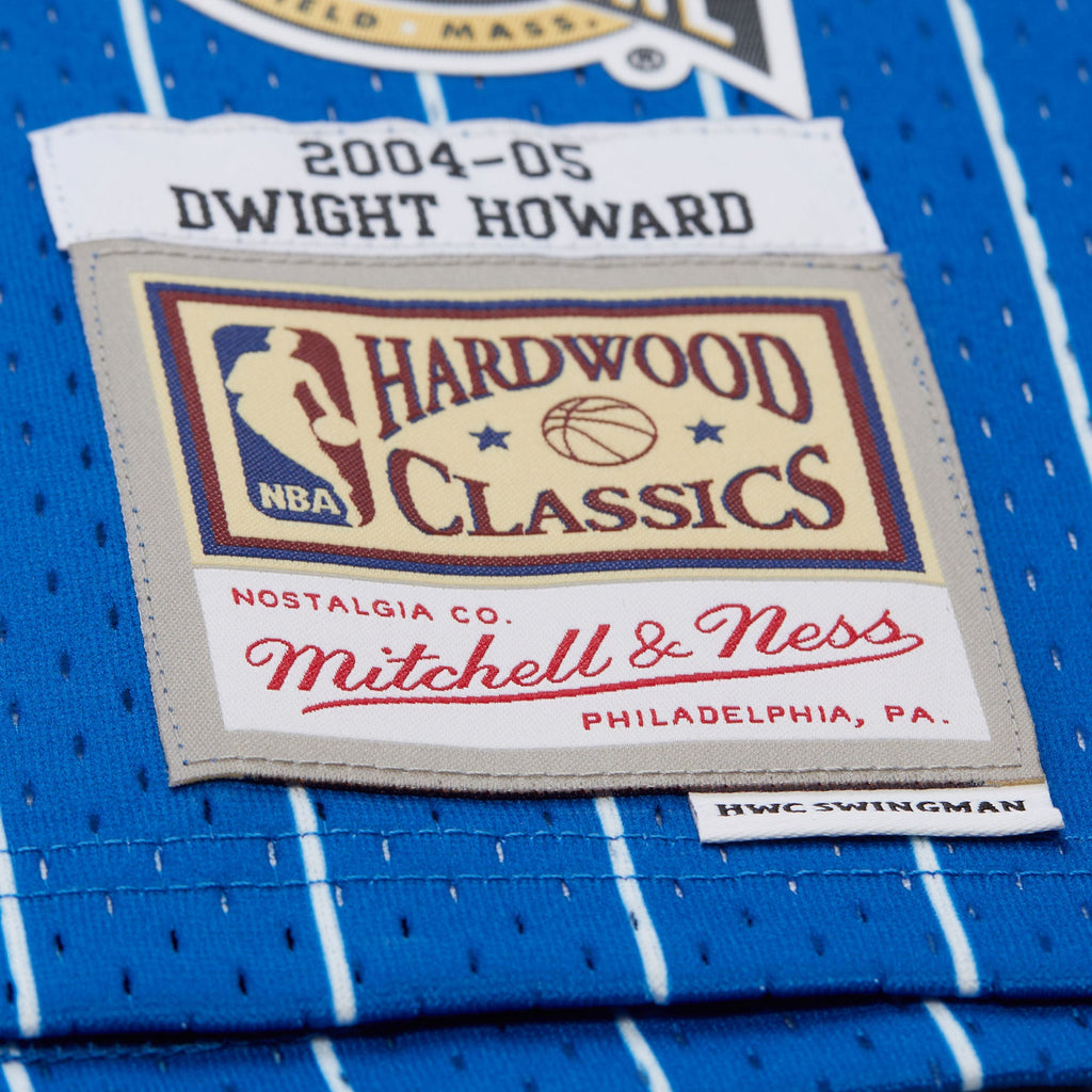 Dwight Howard Blue Orlando Magic 2004/05 Hardwood Classics Hall of Fame Swingman Jersey product image 7, provided for visual