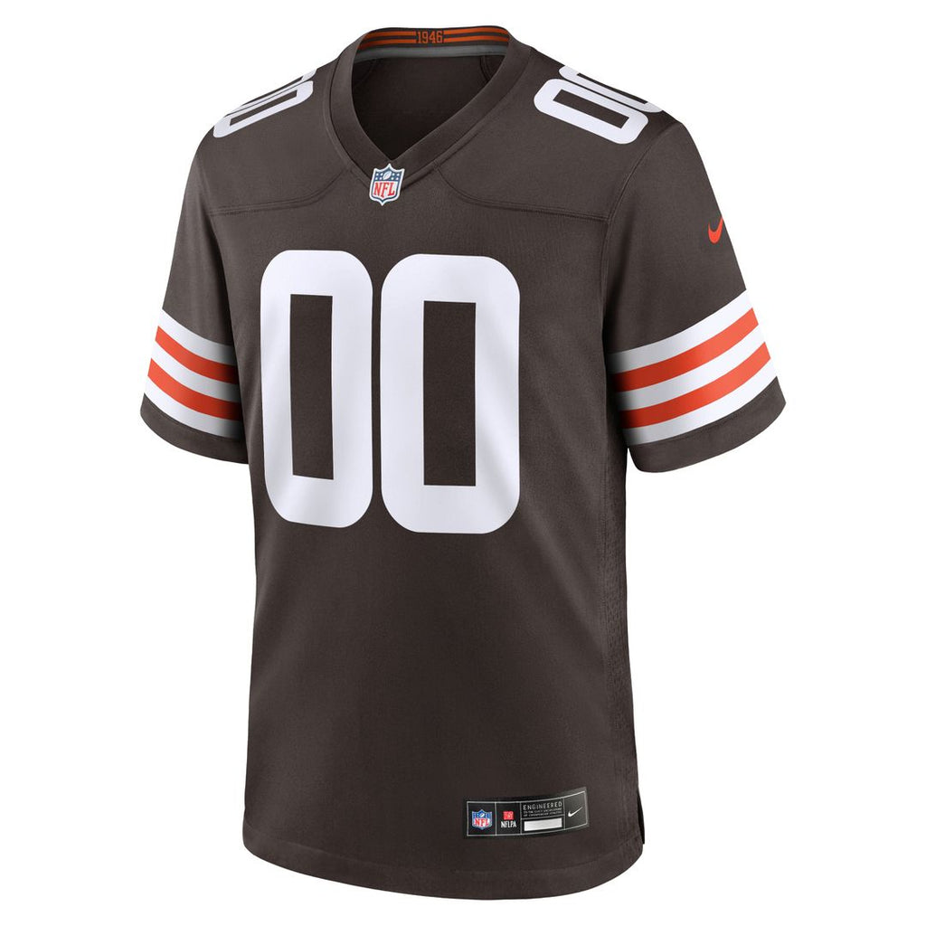 Cleveland Browns Emmanuel McNeil-Warren Nike Brown Game Jersey product image 2, provided for visual reference and product