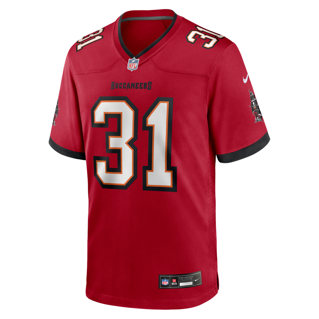 Tampa Bay Buccaneers Antoine Winfield Jr. Nike Red Game Jersey product image 2, provided for visual reference and product
