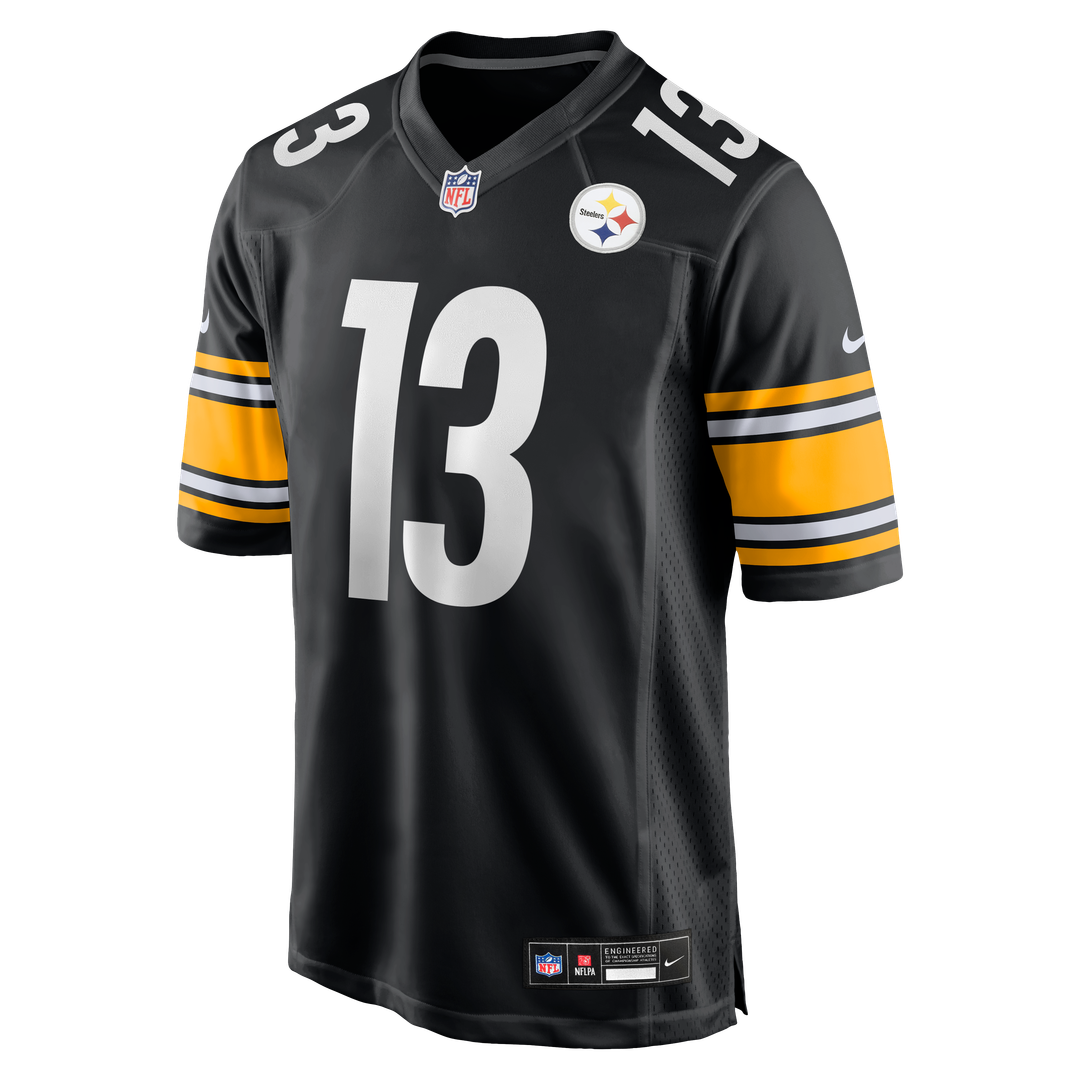 Pittsburgh Steelers Rico Dowdle Nike Black Game Jersey product image 2, provided for visual reference and product detail