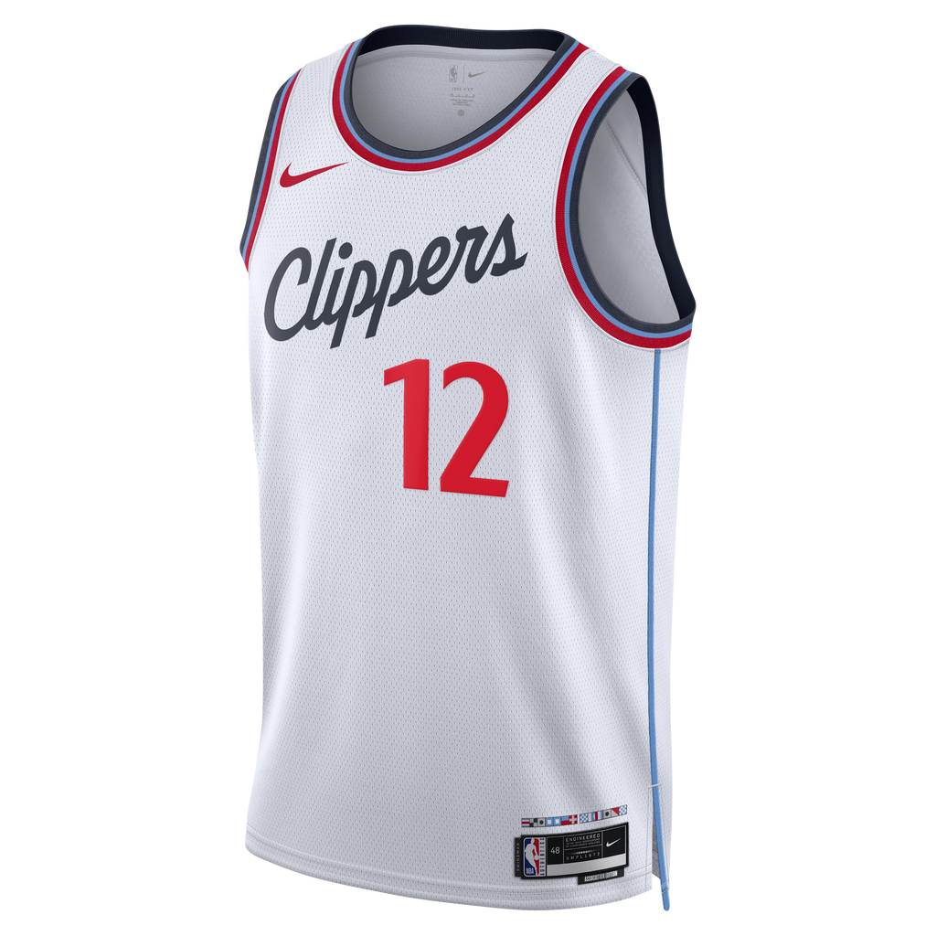 Los Angeles Clippers Nike Replica Association Edition Swingman Jersey - White - Nick Martinelli - Unisex product image 3,