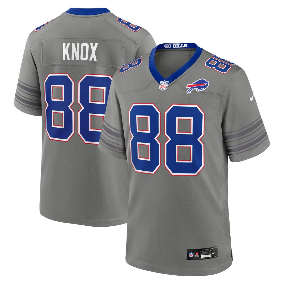 Buffalo Bills Dawson Knox Nike Royal Game Player Jersey product image 23, provided for visual reference and product detail